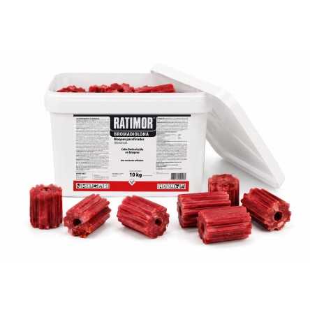 Balde de Cebos Rat1 - Bromadiolona (10kg)