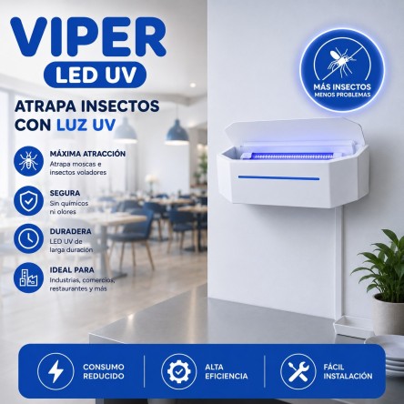 Lámpara Atrapa Insectos LED UV