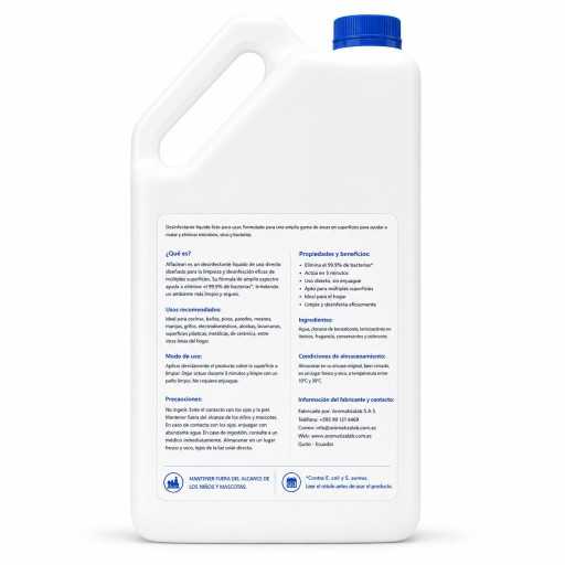 ALFACLEAN Desinfectante Multisuperficies 2
