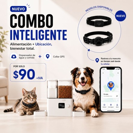 Dispensador + Collar Inteligente $90+IVA