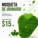 10 moquetas de urinarios por $15+IVA
