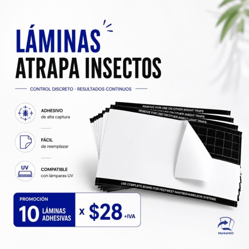 10 Láminas por $28+IVA