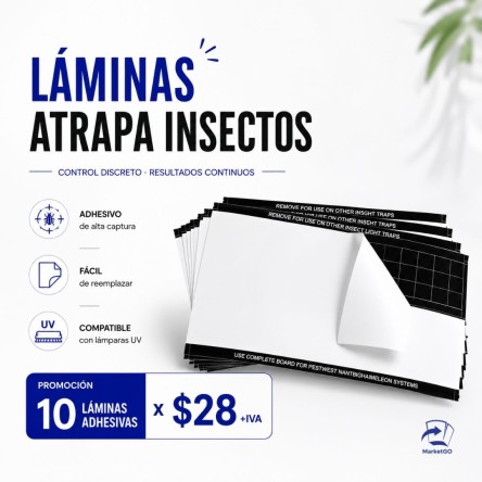 10 Láminas por $28+IVA