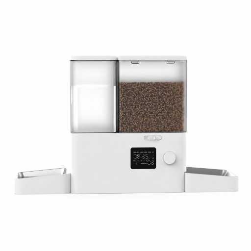 Dispensador de comida para mascotas + Correa Retráctil 2