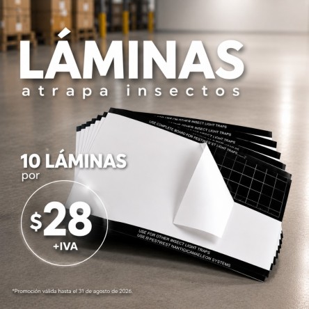 10 Láminas por $28+IVA