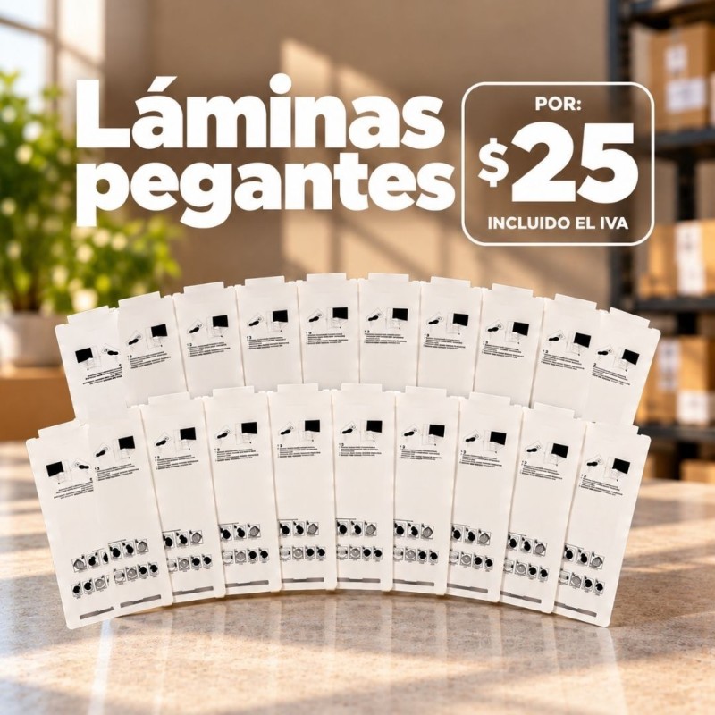 20 Láminas Adhesivas a $25